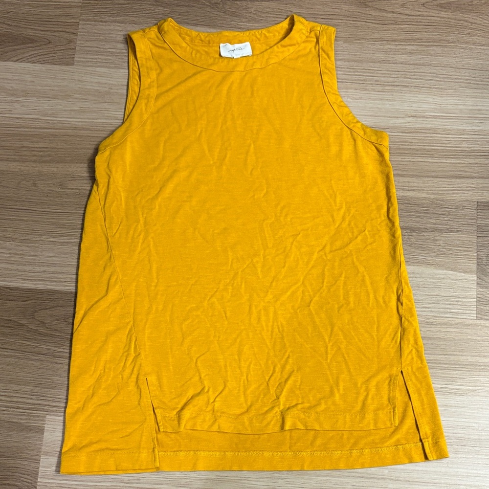 Soma Mustard Yellow Tank Top Medium